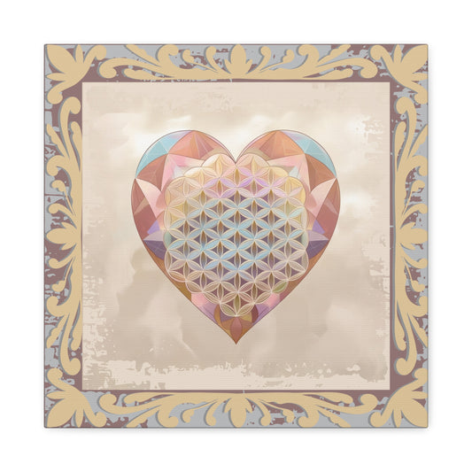 Flower of Life in a Heart