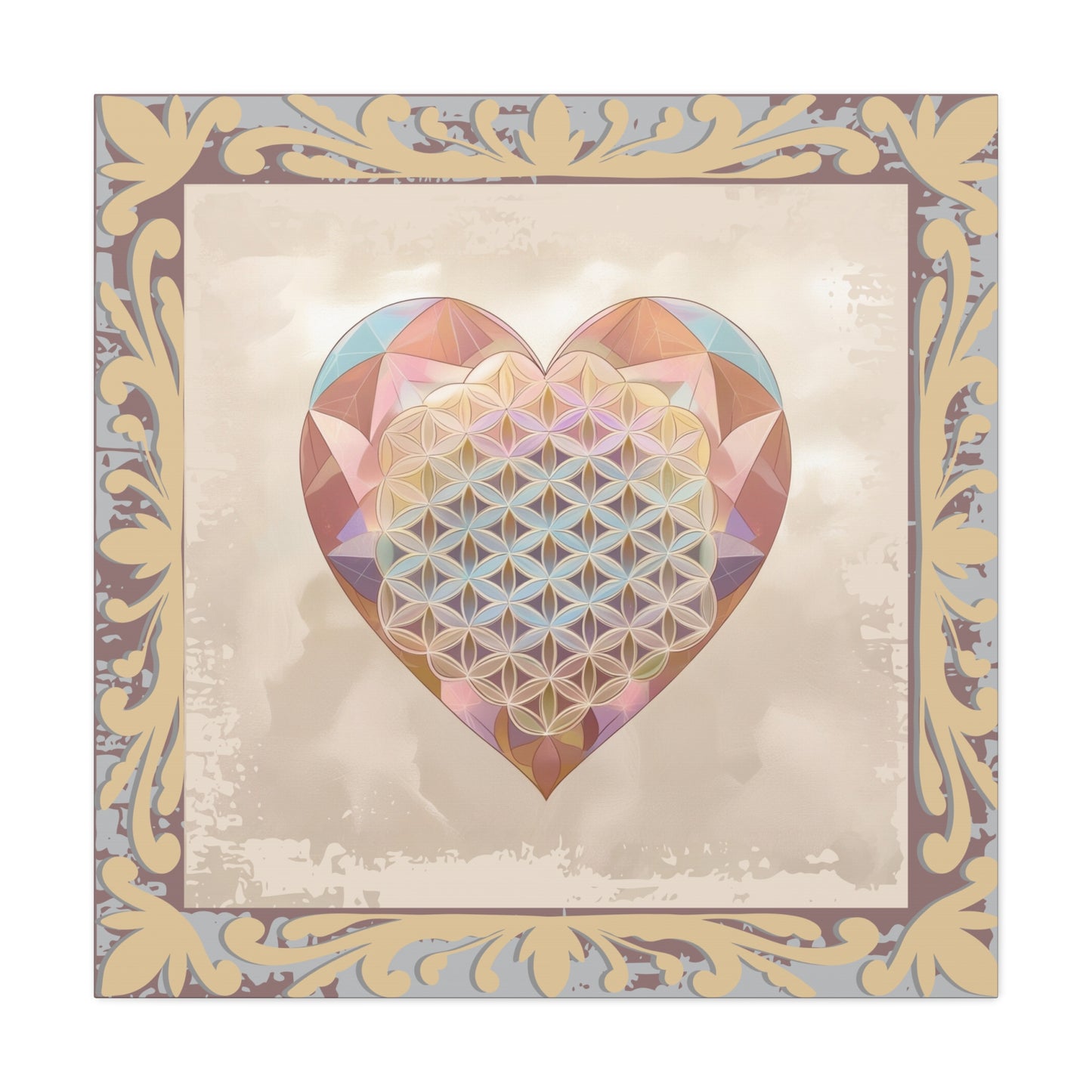 Flower of Life in a Heart