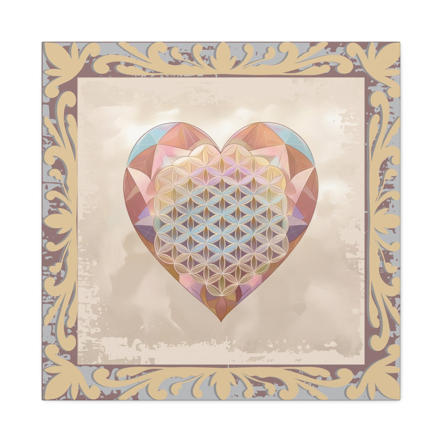 Flower of Life in a Heart